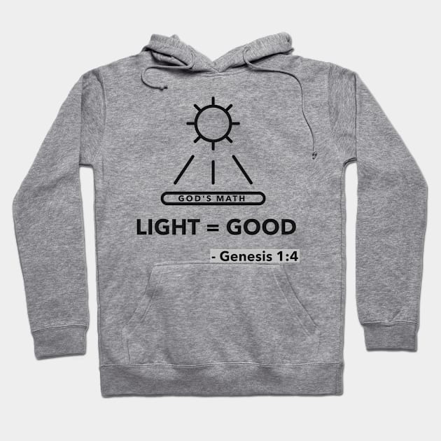 God's Math, definition of light Hoodie by ASanchezTi